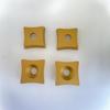 Várias Lâminas Tipo Pêssego com Ranhuras Lâminas de Raspagem para CNC Adequadas para Processamento de Aço Inoxidável Processamento de Peças de Aço