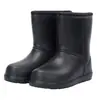 Botas de Lluvia Aote Zapatos de Lluvia Eva de Media Caña 902 Negro Invierno Acolchados Zapatos de Goma para Lavado de Autos Antideslizantes Zapatos de Agua para Pesca Botas de Lluvia de Seguridad para el Trabajo
