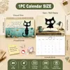 Calendario superventas transfronterizo 2027, doble uso para colgar en la pared, 12 ilustraciones para diferentes meses, suministro directo del fabricante