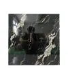 Azulejos de Mármore Luxuosos 600x600 Preto Brilhante com Textura de Alta Definição para Piso de Sala de Estar de Alto Padrão