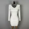 Vestido Plisado Estilo Puro Deseo, Sexy, Ajustado, de Corea Dongdaemun, Transfronterizo, Ceñido a la Cintura, Favorecedor de la Figura, Bodycon Corto