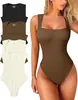 2023 Europeo y Americano Transfronterizo Comercio Exterior Amazon Aliexpress Sitio Independiente Para Mujer Cuello en U Sin Mangas Camiseta sin Mangas Ceñido Body