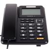 Deli 773 Teléfono Negro Pantalla Grande Identificador de Llamadas Fijo Alámbrico Negocios Oficina Hotel Hogar Máquina Fija