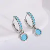 Pendientes Más Vendidos Transfronterizos con un Toque de Lujo Ligero y Gama Alta, Aros de Oreja Electroplateados en Oro Real con Circonita Microincrustada, Clips para Orejas de Gama Alta de Nicho