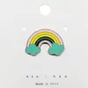 Broche de desenho animado personalizado broche de metal fofo em forma de gota de óleo acessórios para roupas bolsas acessórios de crachá broche