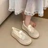 Zapatos Casuales de Encaje Nuevos Zapatos de Pescador para Mujer Ligeros sin Cordones Malla Transpirable Suela Gruesa Zapatos de Plataforma 2026
