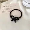 Elegantes y minimalistas scrunchies de lazo para mujer, modernos y delicados accesorios para coleta y moño, gomas de alta elasticidad, ligas para el cabello y adornos para la cabeza para mujer