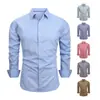 Nueva camisa de manga corta a cuadros azul de alta gama estilo retro americano de Amazon, popular en comercio exterior, estilo casual, corte holgado europeo y americano