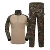 Conjunto de Traje Rana G2 para Hombre, Manga Larga Camuflaje Americano Ropa para Exteriores Resistente al Desgaste Uniforme Táctico, Traje de Entrenamiento al por Mayor, Uniforme de Seguridad Transfronterizo