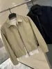 Harrington Estilo Old Money! Nova Jaqueta Casual para o Outono/Inverno, Casaco Masculino Solto para Uso Externo com Gola Reversível, Versátil