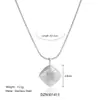 Juego de Joyería Dazan al por Mayor Acero de Titanio Recubierto de Oro Real de 18K Pendientes y Collar Super Estrella Versátil de Lujo Ligero
