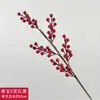 Flores Artificiales Doradas, Arreglo Floral de Cubeta de Bendición de Año Nuevo, Material Floral para Salón de Bodas de Eucalipto y Frutos de Acebo, Adornos Chinos