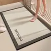 Tapete de chão vaso sanitário terra de diatomáceas banheiro ins pés secos antiderrapante banheiro vaso sanitário absorção de água porta do vaso sanitário lama velocidade