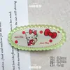 Pasador de gatito de dibujos animados japoneses clip de corazón de niña dulce para flequillo pelo suelto clip de pico de pato lindos accesorios para el cabello