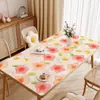 Jogos Americanos de Mesa com Estampa de Plantas e Flores, à Prova de Óleo, Impermeáveis, Resistentes ao Calor, Luxo Leve, Sensação de Alta Qualidade, Toalhas de Mesa Laváveis, Jogos Americanos Modelo Novo 2025