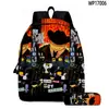 Novo Produto Transfronteiriço 2025 Conjunto de Duas Peças Mochila Forsaken Gubby, Estojo e Lancheira com Estampa