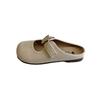 Sandalias de Oficina de Gama Alta de Suela Plana Nuevo Estilo Verano 2025 Súper Populares y Hermosas Zapatillas Cerradas a Media Pierna para Oficina para Mujeres para Usar Afuera