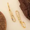 Nuevos Pendientes Largos Ovalados de Moda para Mujer Ojo del Diablo Pendientes Distintivos Accesorios Versátiles Regalo de Moda