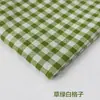 Tela de Cuadros Poliéster-Algodón en Stock Tela de Cuadros Estampada de 7 mm Material Popular para Camas de Mascotas Tela para Cojines de Picnic Estilo Pastoral