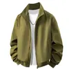 Tops Americanos Transfronterizos Chaqueta Casual de Cuello Alto para Hombre Primavera y Otoño Estilo Coreano Chaqueta Holgada para Hombre Chaqueta de Moda de Talla Grande para Hombre