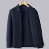 Chaqueta Versátil para Hombre de Mediana Edad Casual de Negocios Ropa de Papá Primavera y Otoño Chaqueta de Alta Gama Chaqueta Ropa Formal Más Vendida Mismo Estilo