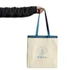 Bolsa de Lienzo Personalizada, Bolso de Mensajero Publicitario, Bolso de Hombro de Algodón con Estampado, Bolsa de Compras, Bolsa de Lienzo Estampada