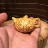 Adornos y Artesanías de Talla en Madera Añeja Thuja Taihang, Piezas de Mano, Pelota de Fitness Pixiu de Nogal