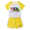 Traje de verano 2023 para niños y niñas, pantalones cortos de bebé, camiseta de manga corta, pantalones cortos, traje deportivo informal de dos piezas para niños