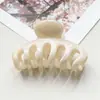 Pinza para el Cabello de Mármol Ps con Forma de Calabaza Transfronteriza para Mujer, Estilo de Alta Gama y Elegante, Pinza de Garra para la Parte Trasera de la Cabeza, Pinza de Tiburón, Nuevo Accesorio para el Cabello 2026