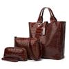 Bolsas Femininas Odm 2026 Nova Tendência Luxo Leve Estilo Comércio Exterior Transfronteiriço Conjunto de Três Peças para Ombro e Mão Feminino