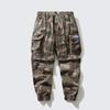 Macacão camuflado calças casuais primavera e verão calças casuais masculinas respiráveis calças multi-bolso homens A688