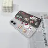 Funda para Teléfono Hamburger Kt Cat Adecuada para Apple 17Pro Iphone16Plus Estilo Chica Suave 15/14 Mascota Linda 13/12 Suave