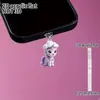 Tapón de polvo para teléfono móvil 2D, colgante acrílico de gatito transfronterizo, colgante de Tipo C enojado, artículo de venta caliente, otros productos africanos