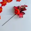 Acessórios de Decoração de Halloween Novos Transfronteiriços: Guirlanda de Folhas de Bordo, Abóbora, Pinha, Frutas Vermelhas, Adereços de Outono para Festa da Colheita