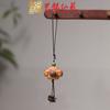 Serie de Cadenas para Teléfono Móvil de Grano de Café de Madera de Durazno Juguete Cultural Oso y Cachorro Accesorios Colgante