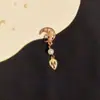 Accesorios DIY Hechos a Mano Estilo Chino Abanico de Boda de Novia Abanico Redondo Estilo Antiguo Colgante Decorativo Borla Materiales Taza de Té