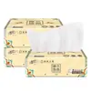 Papel Higiênico Qingfeng Série Cultural e Criativa de Dunhuang Polpa de Madeira Original 3 Folhas 100 Folhas 300 Folhas Papel Higiênico Polpa de Madeira Original