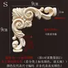 Decoração feia de dossel parede de fundo tridimensional madeira em relevo escultura em madeira madeira maciça estilo europeu Porta de armário xadrez parede de fundo flor de madeira casamento