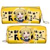 Estuche con Cremallera de Anime Estuche para Lápices Wen Hao Perro Salvaje Hermosa Chica Guerrero Dragon Ball Hombre Motosierra JOJO Qi
