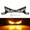 Tornillo de Placa de Matrícula de Motocicleta Transfronterizo Luz Triángulo Semicírculo Ojo de Diablo Intermitente Accesorios Decorativos Universales Modificados Luces de Coche
