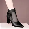 Botas y Sandalias de Malla de Nuevo Estilo Primavera y Otoño 2026 para Mujer, Tacones Planos, Tacones Altos, Tacones Gruesos, Moda Retro, Zapatos de Talla Grande para Mujer, Sandalias