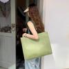 Tienda de ropa para mujer de alta gama de celebridad de Internet, hebilla oculta, portátil, para llevar al hombro o a la espalda, bolsa de compras de regalo no tejida, bolsa tridimensional publicitaria de protección ambiental engrosada
