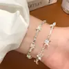 Pulsera Simple de Mariposa de Lámina de Plata para Mujer 2026 Nuevo Estilo Lujo Ligero Nicho Exquisita Versátil Pulsera de Tacto de Alta Gama Joyería de Mano