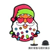 Serie Navideña Transfronteriza Insignias de Dibujos Animados de PVC Muñeco de Nieve Elk DIY Accesorios para Ropa Broche de Papá Noel