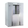 Puerta de acero inoxidable para ducha de aire para talleres de alimentos, sala de ducha de aire con sensor automático para talleres libres de polvo, sala de ducha de aire automática para una persona