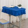 Capa para Mesa de Escola Primária Mesa e Cadeira Escolares Pano de Sala de Aula Azul Safira Verde Capa para Mesa Individual 40X60 Sem Saia