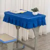 Funda para Escritorio de Estudiante de Primaria, Tela para Escritorio y Silla Escolar de Aula, Funda Individual Azul Real y Verde para Escritorio 40X60 Sin Falda