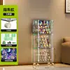 Soporte de exhibición, vitrina para figuras, caja transparente, armario de almacenamiento para bloques de construcción, vitrina para modelos de juguetes Lego, adecuado para cajas ciegas de almacenamiento