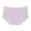 Pantaletas europeas y americanas sin costuras transfronterizas para mujer, de una sola pieza, para yoga deportivo, de cintura media, color liso, con fuelle de algodón puro en triángulo para mujer