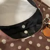 Bolsa Casual de Ombro Único para Axila Estilo Coreano 2062 Nova Bolsa de Nylon com Bolinhas Grande Capacidade Sensação de Uso Diário